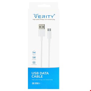 کابل شارژر MICRO USB اندروید وریتی VERITY مدل CB 3150 A متراژ 1 متر