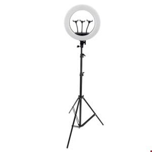 رینگ لایت 18 اینچ جیماری مدل FM-18R به همراه پایه (انتخابی)