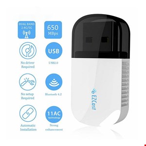 دانگل شبکه USB بی سیم EZCast مدل EZC-5200BS